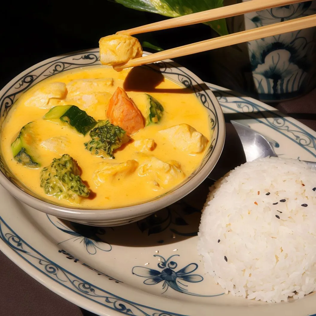 Curry de pollo