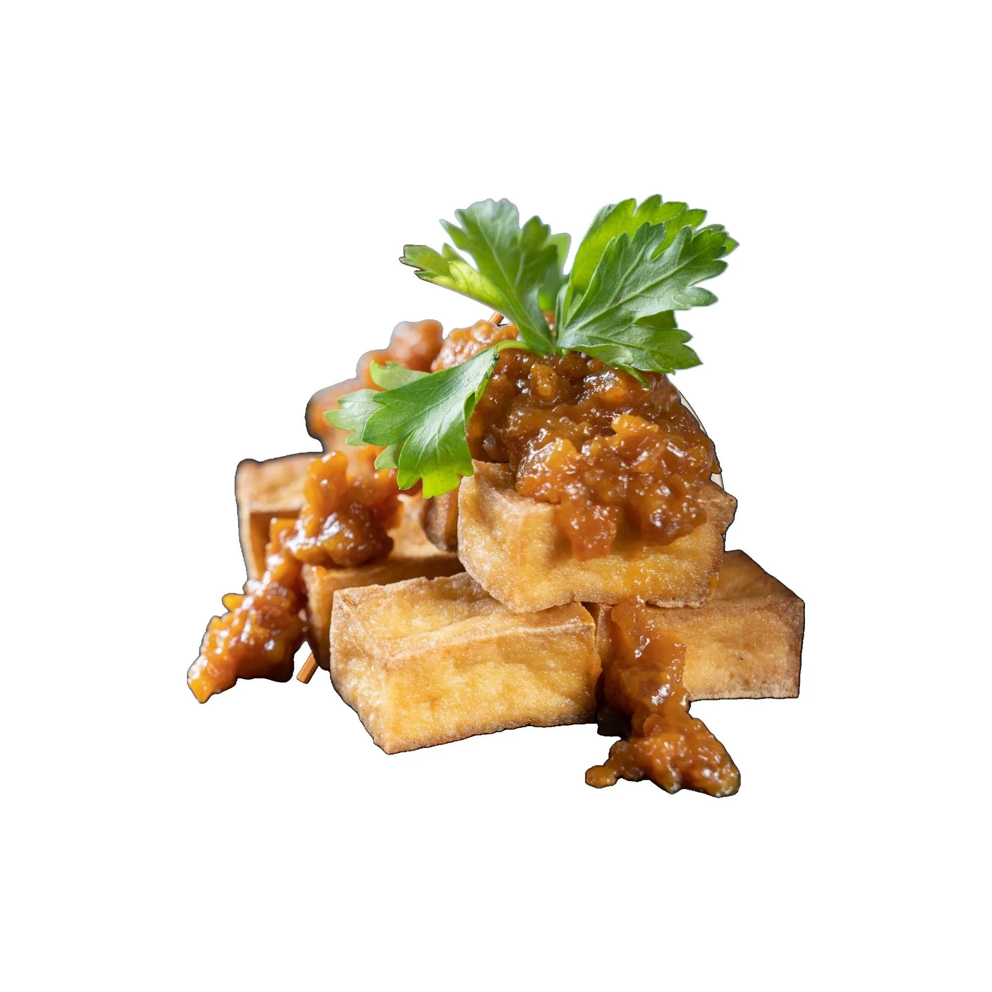 Tofu en salsa de cacahuete