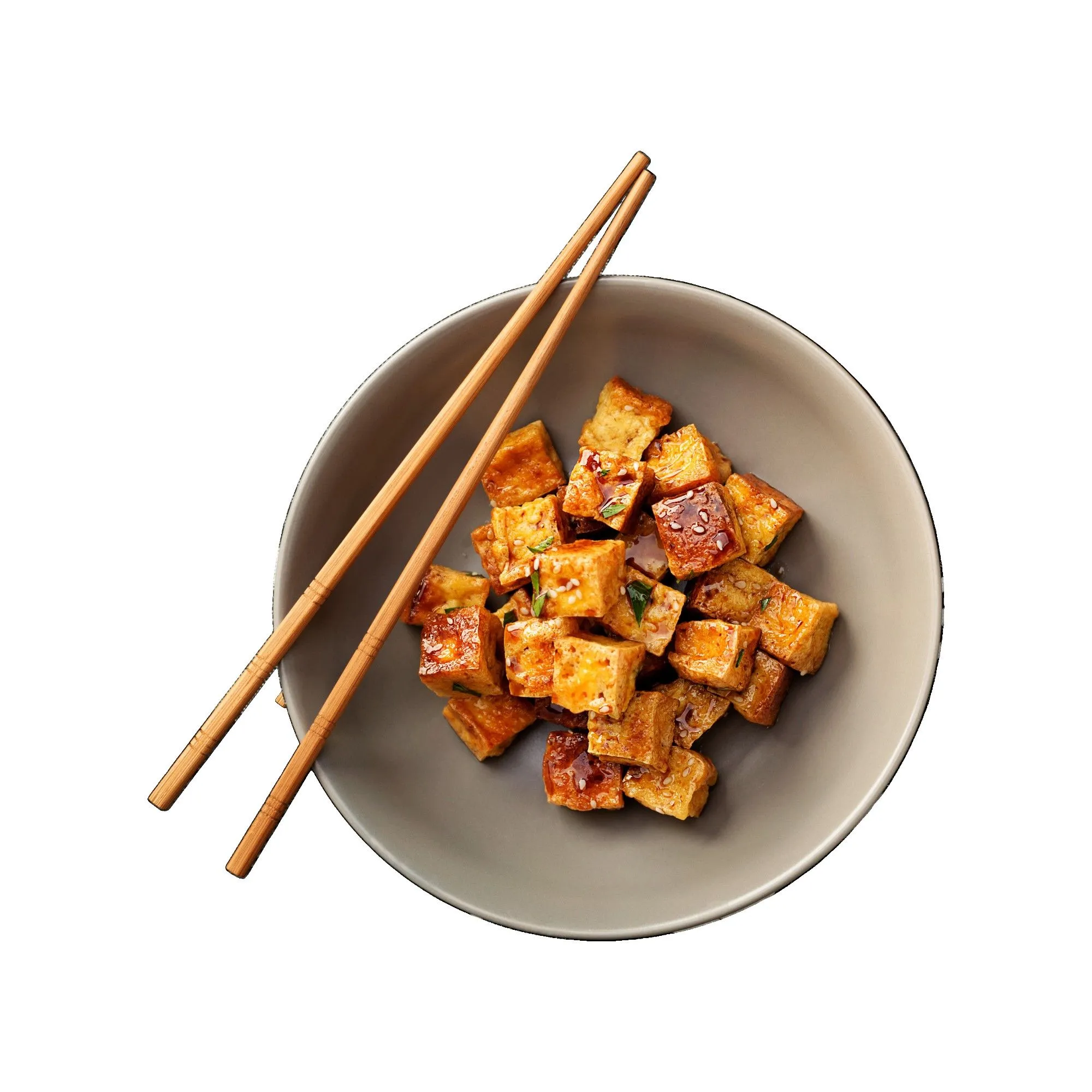Tofu en salsa negra